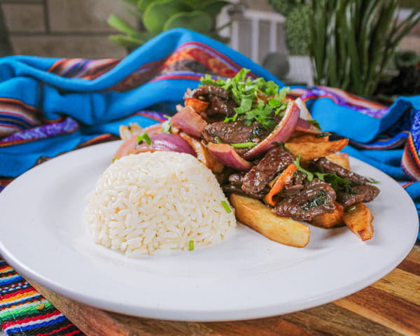 peruvian beef and potato stir fry